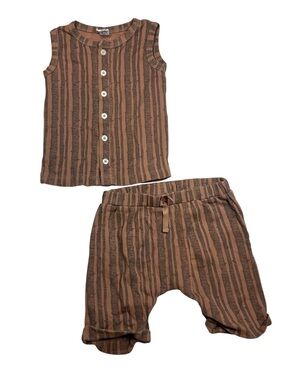 Kate Quinn Boys Matching Set Woods Trees Tank and Shorts Cotton 3T
